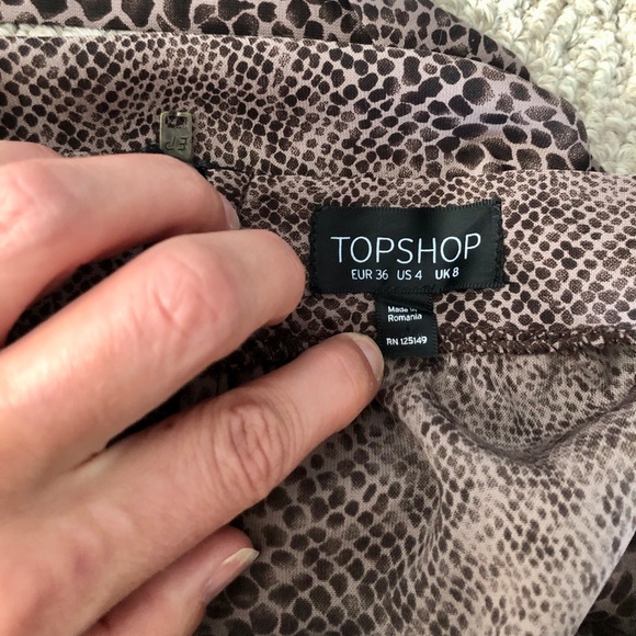 Topshop skirt size 4 - Picture 3 of 6